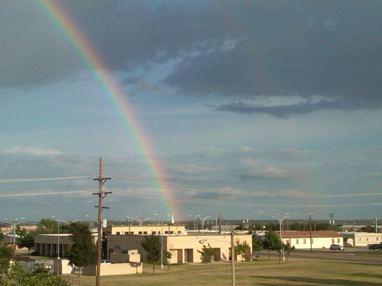 Rainbow Over the Spirit of Fort Hood Chapel